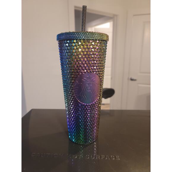 Starbucks Oil Slick Rainbow Iridescent Tumbler - Picture 7 of 10